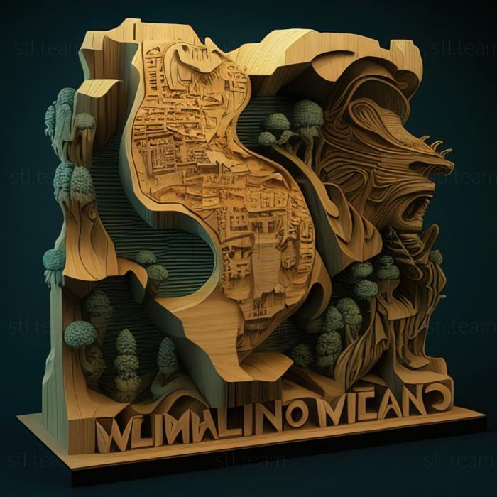 3D model Sid Meiers Civilization V Scrambled Nations Map Pack ga (STL)